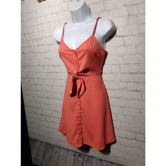 Forever 21 tied front mini dress small - Picture 2 of 3